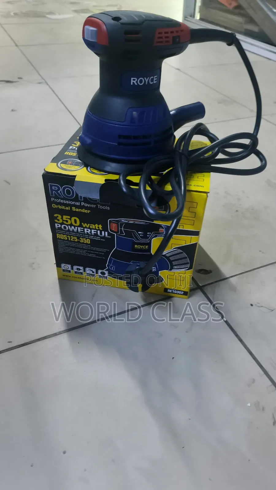 Brand New Royce Orbital Sander 350w With Adhesive Disc Attachment
