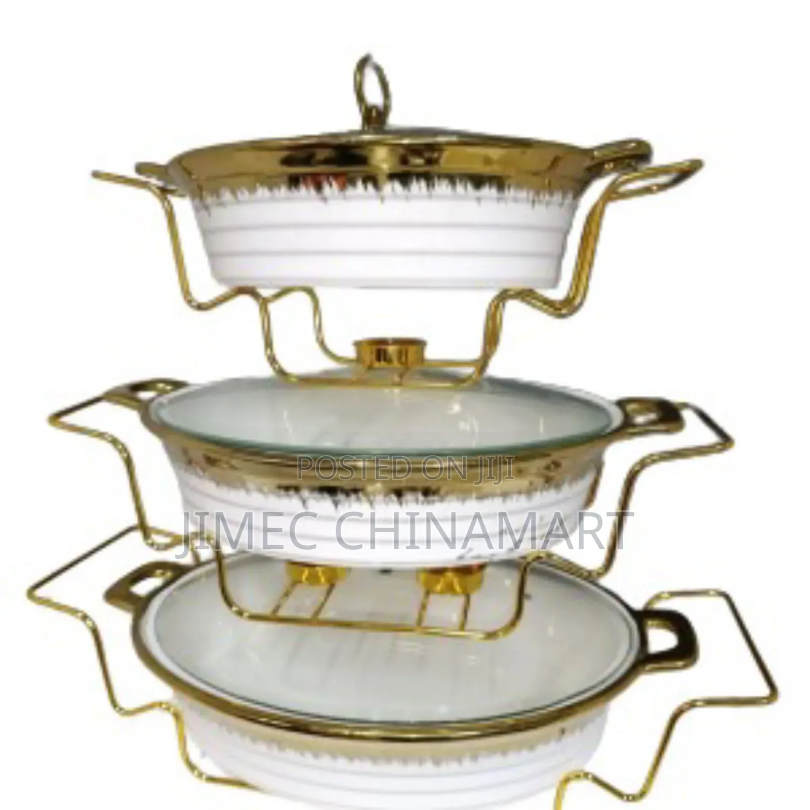 Stylish 3pcs Chaffing Dish Serving Set