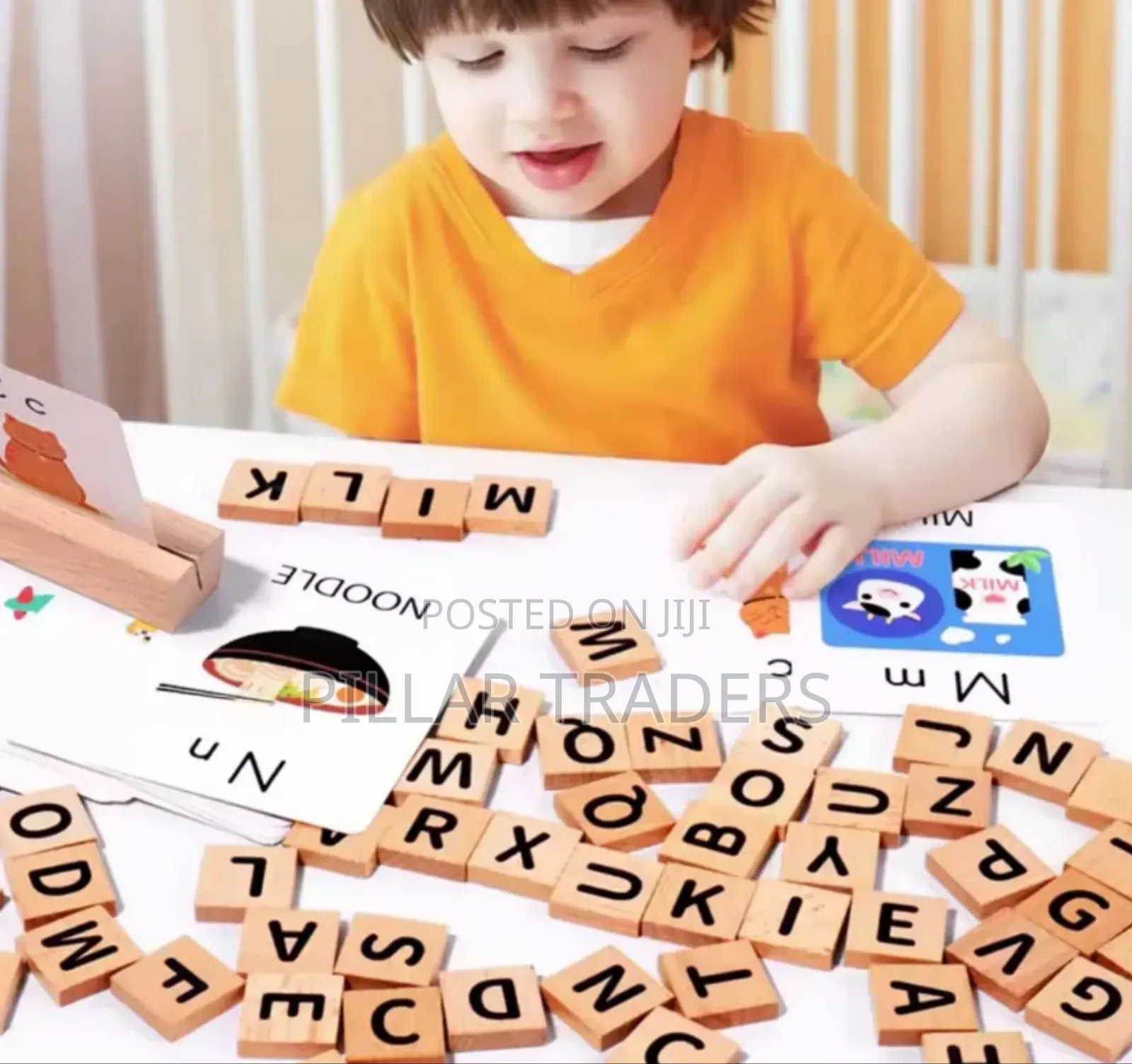 Kids Wooden Spelling Game