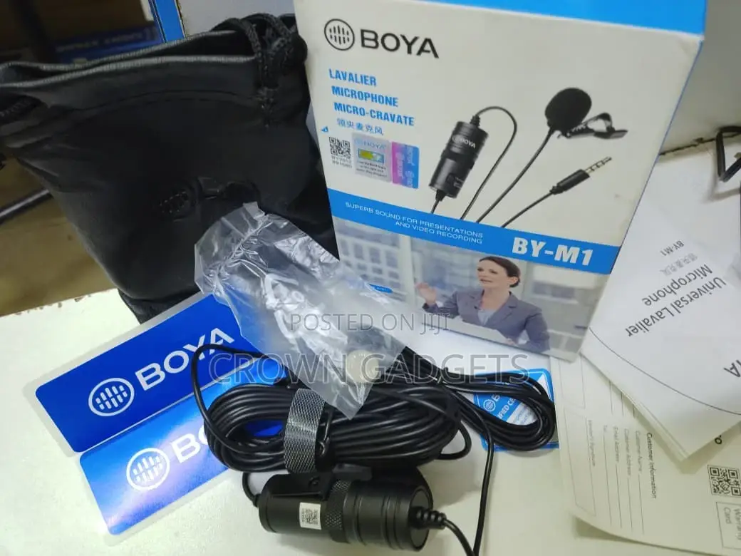 Boya by-M1 Lavalier Microphone for Phone, Camera Pc