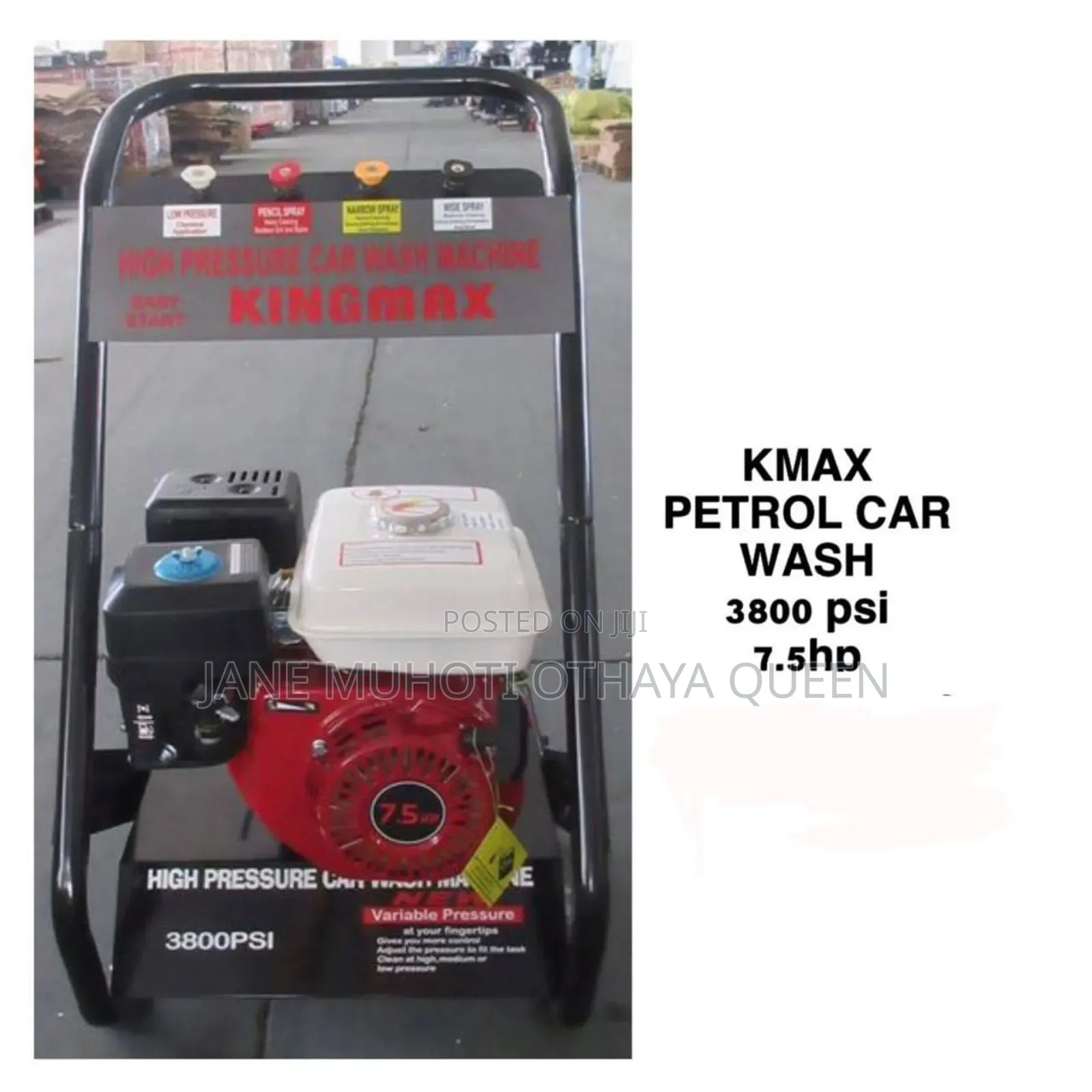 Kmax Car Wash Machine 7.5hp 3800psi