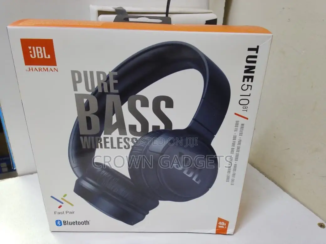JBL Tune 510bt Wireless Headphones With Pure Bass Sound