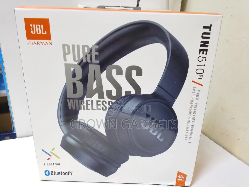 JBL Tune 510bt Wireless Headphones With Pure Bass Sound