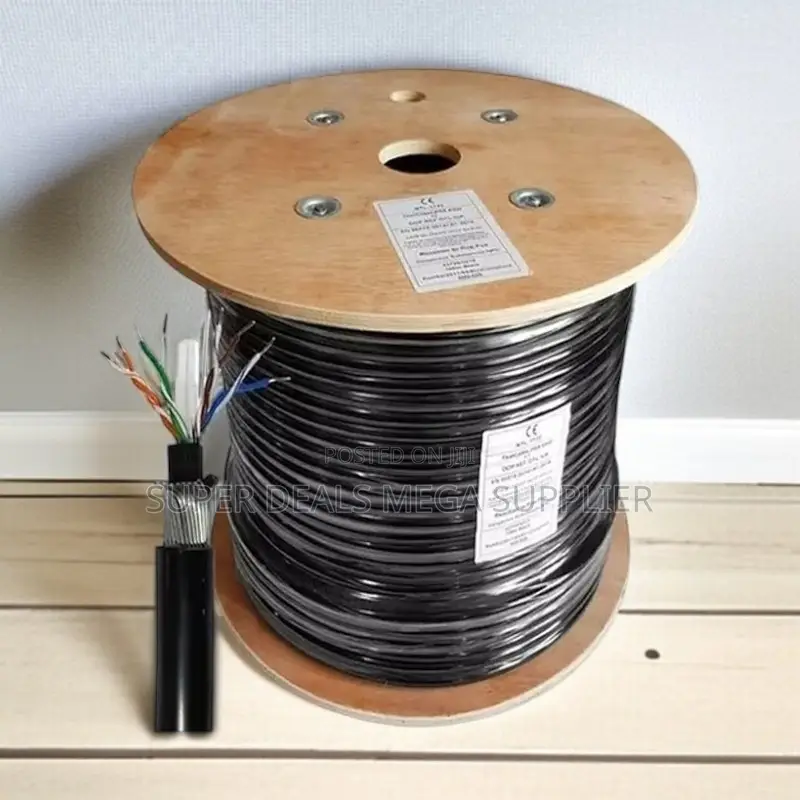 Weatherproof 305m Outdoor Cat 6 Double Shielded Network Lan Cable