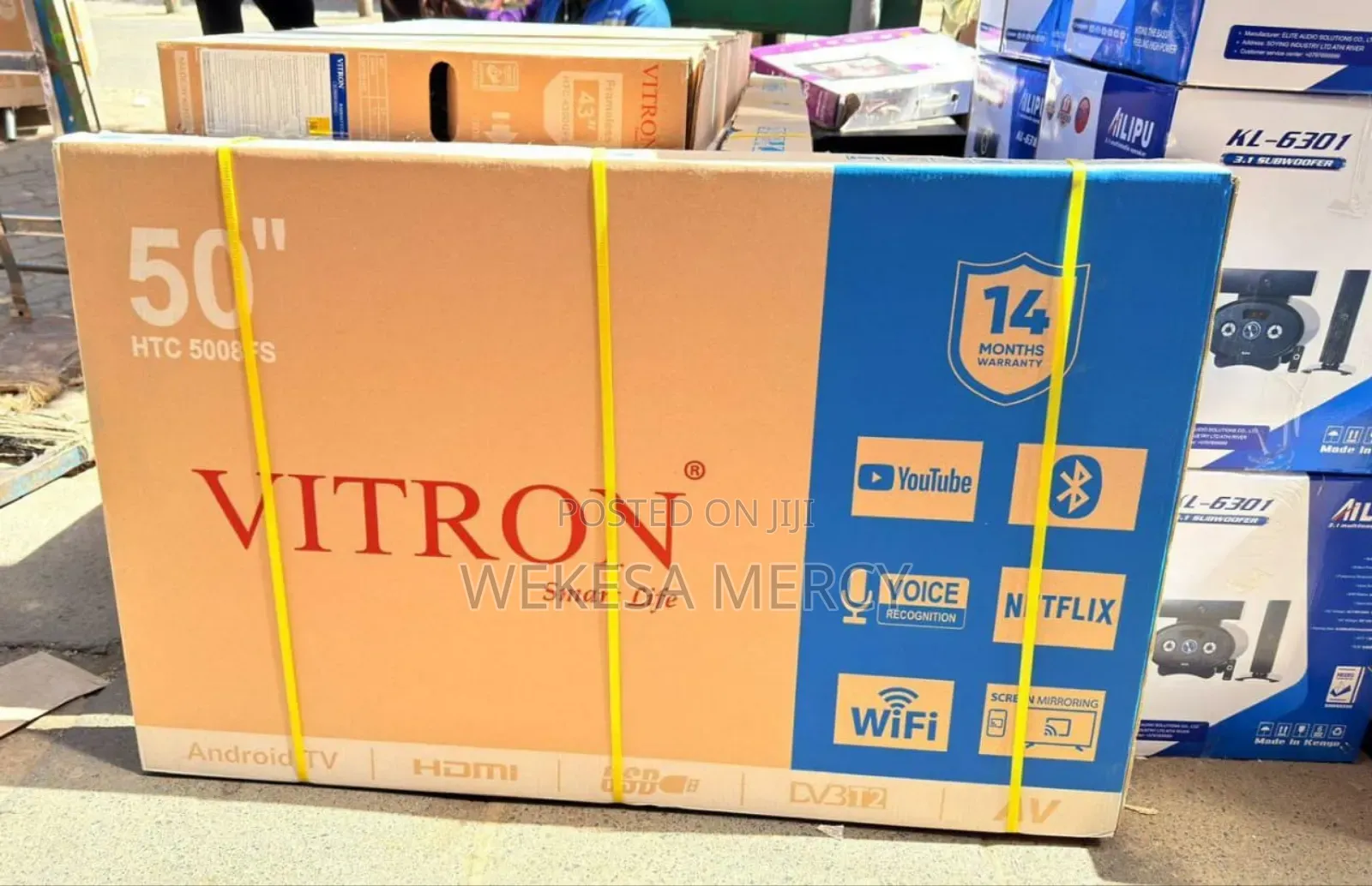 Vitron 5008fs Is a 50-Inch Full Hd Smart Android Tv Frameless Design