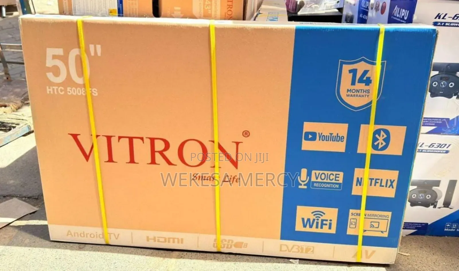 Vitron 5008fs Is a 50-Inch Full Hd Smart Android Tv Frameless Design