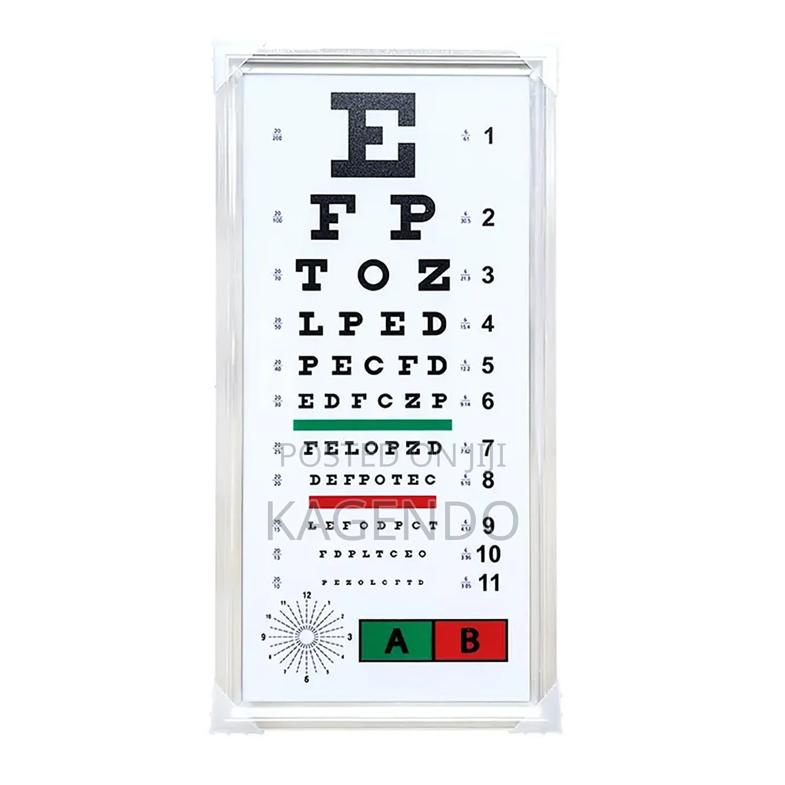 Led Eye Chart – 5m – Professional Optical Tool