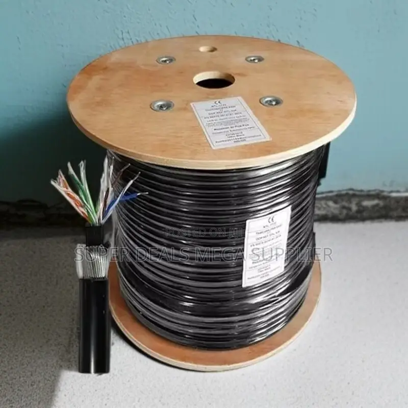 Reliable Performance 305m Outdoor Cat 6 Double Shielded Ethernet Cable