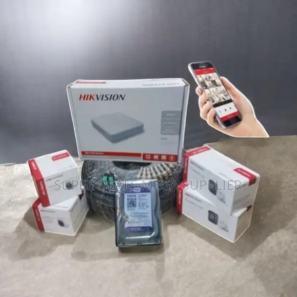 Hikvision 4 Channel 1080p Full Hd CCTV Camera System for Home Security