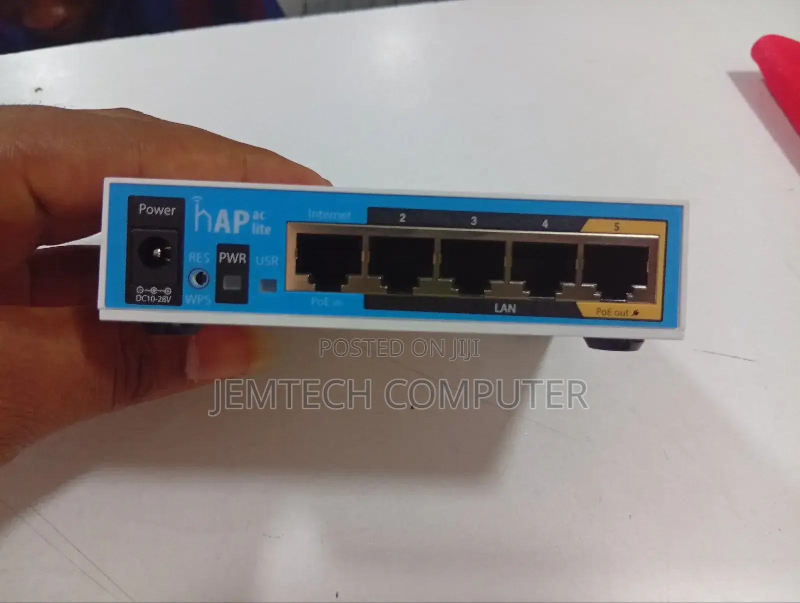 Rb952ui-5ac2nd-Tc Mikrotik Hap Ac Lite
1 Poe Out Port Router