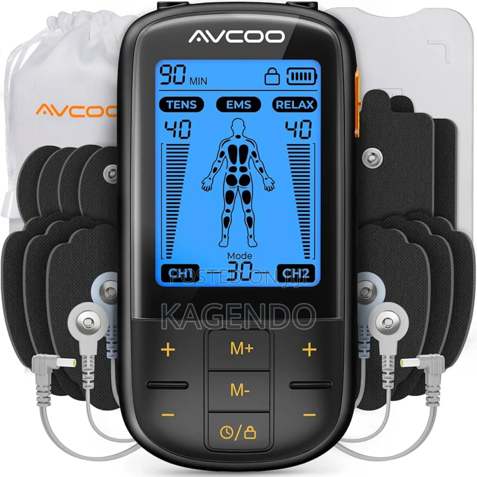 3-in-1 Tens Machine – Pain Relief, Muscle Therapy Relaxation