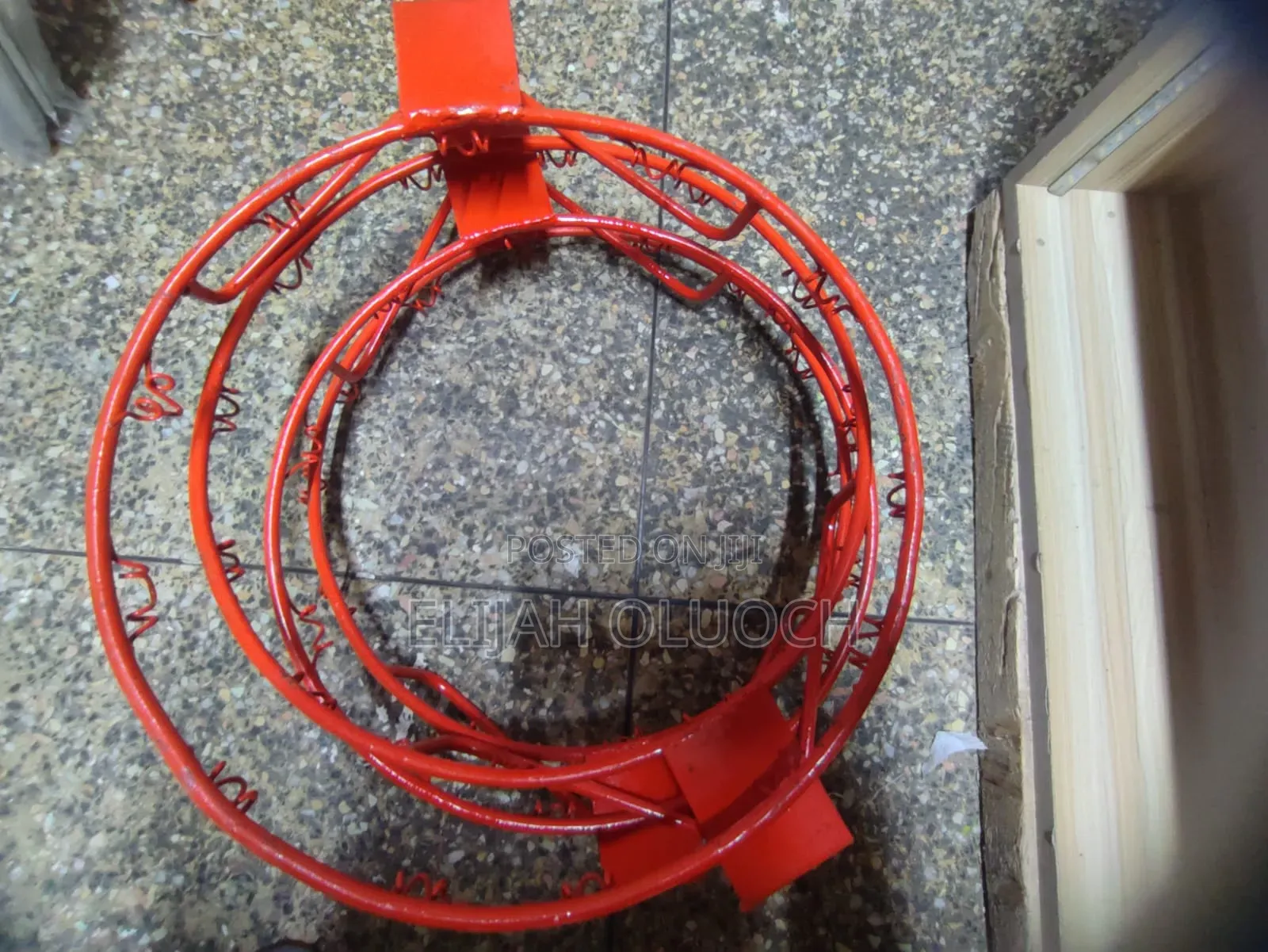 Apair of Basketball Ball Rings.