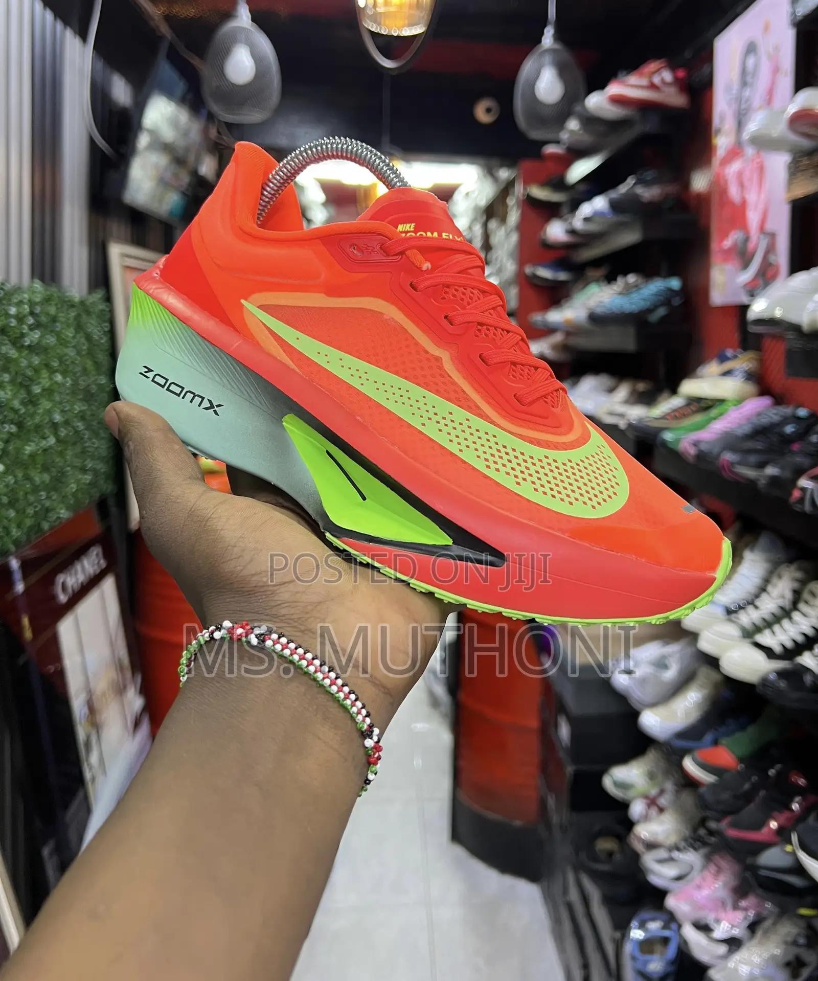 Zoomx Fly 6* “Black”/ Purple/ Orange Sizes:38-45