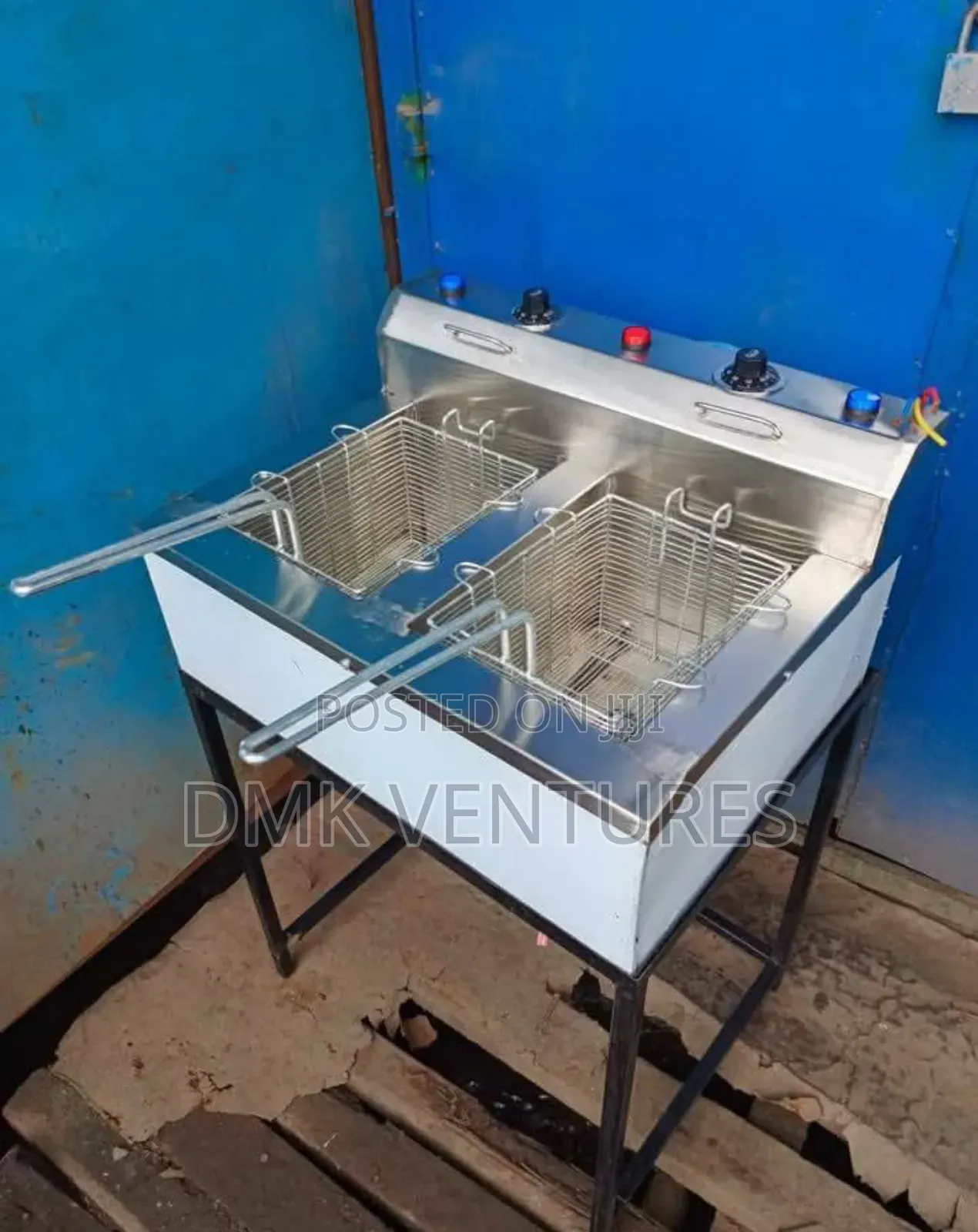Premium Electric Double Chips Fryer