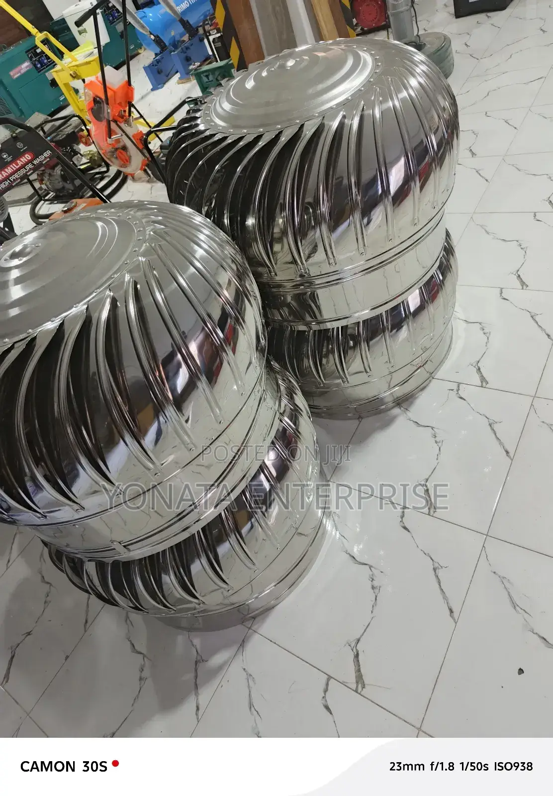 Rust-Free Roof Cyclone Ventilators