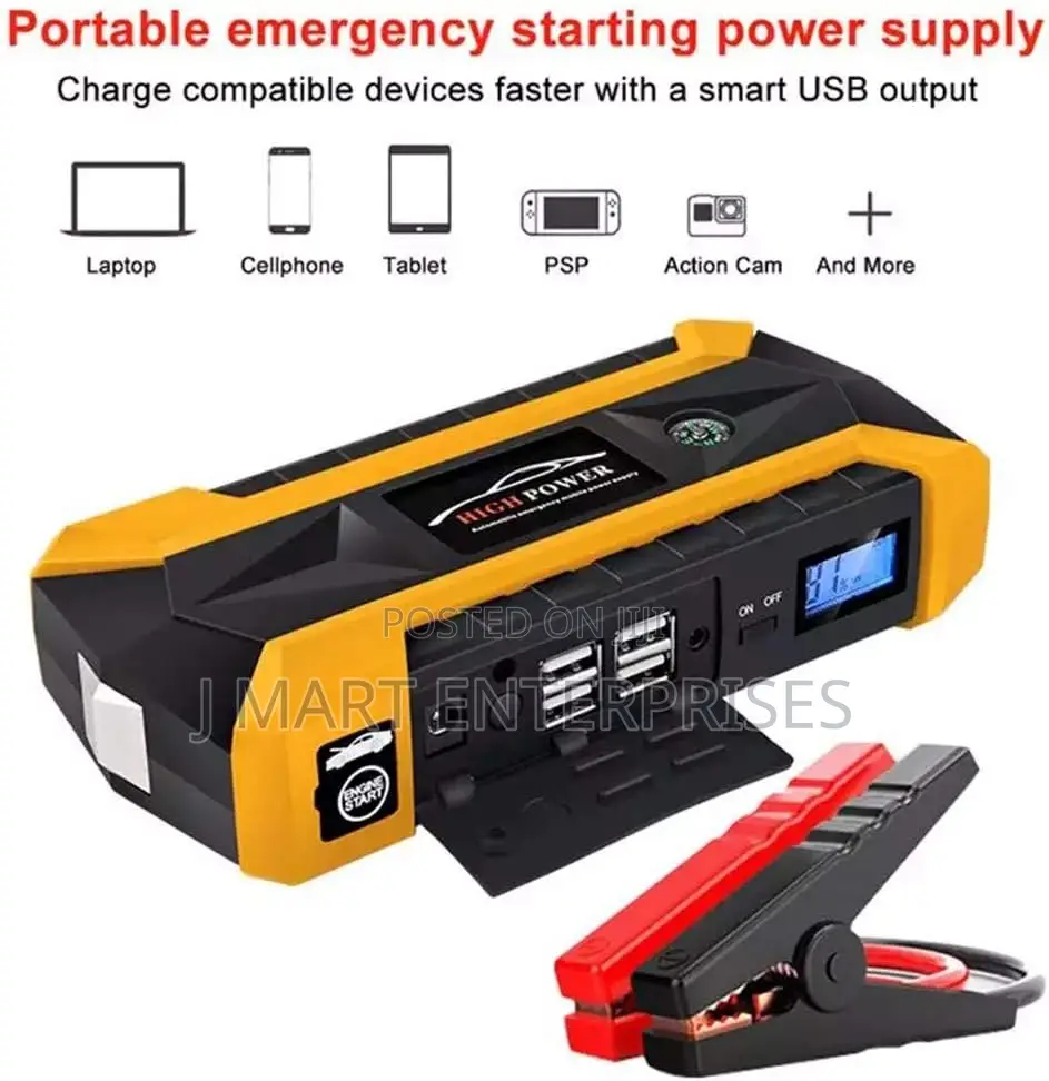 Device/Automotive/Motorcycle/Boat/Phone Car Battery Starter