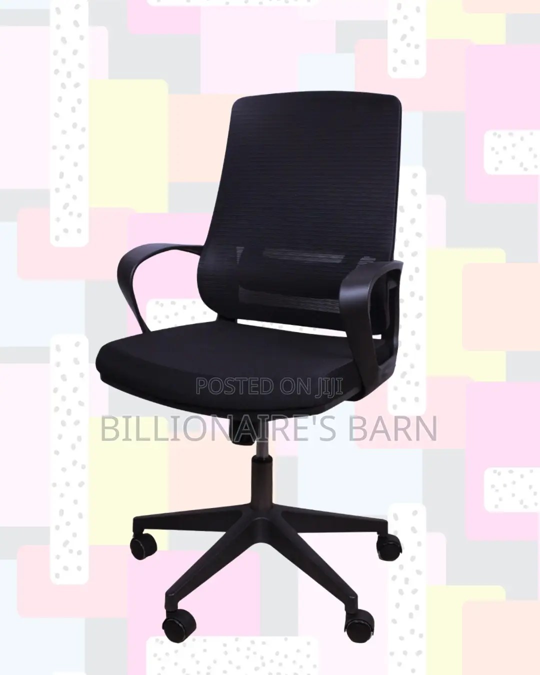 Ergonomic Work Chair for Home and Office | Lower-Back Support