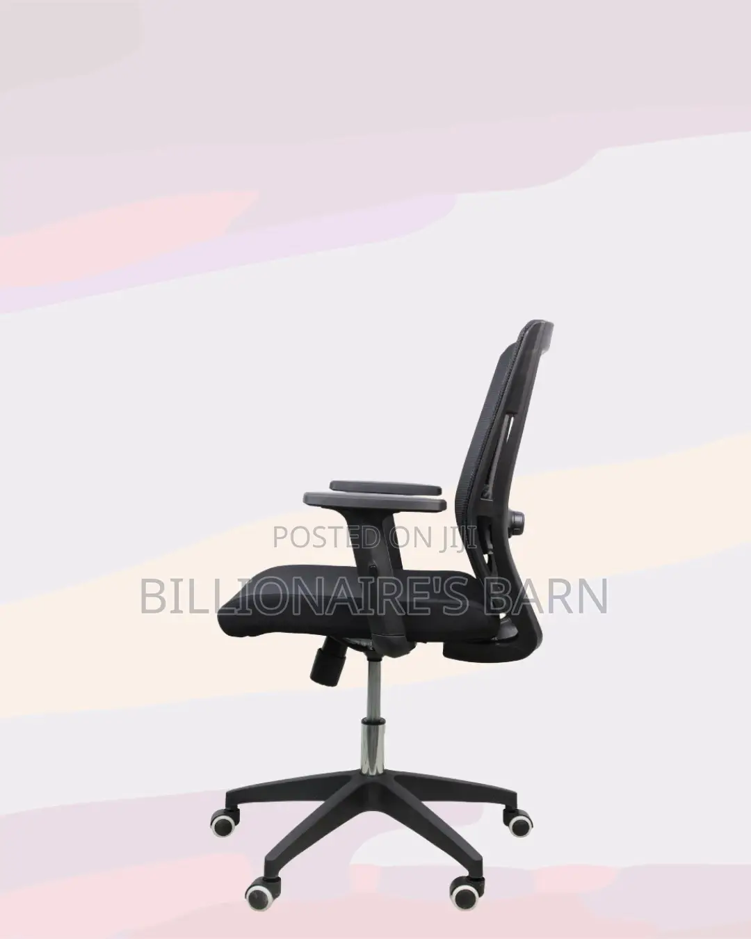 Barn Origin Office Chair Mid-Back Nylon Base — Easy Adjustments