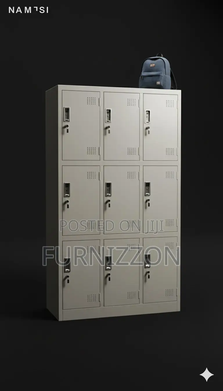 Nine Door Steel Office Storage Cabinet for Professional Use