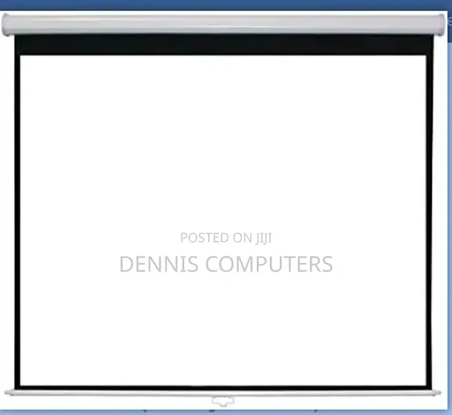 Manual Projector Screen 180 X 180 CMS (70 Inch by 70 Inch)