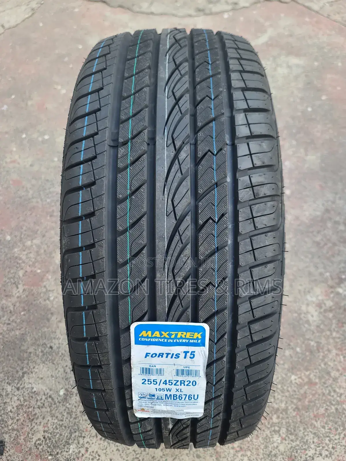 255/45 R20 Maxtrek Tyres 105 W X/L Fortis T5