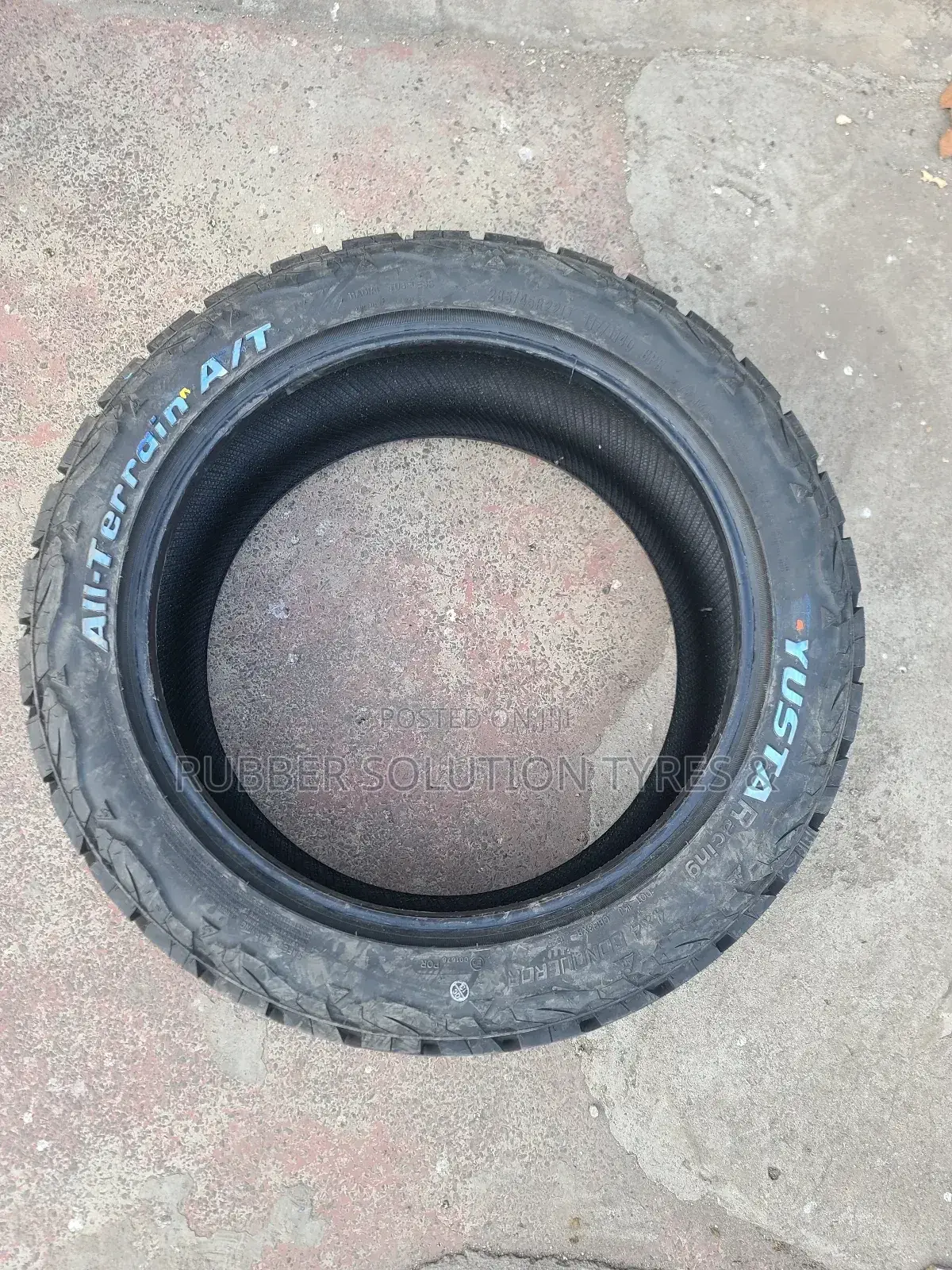 285 /45 R22 Yusta Tyres All-Terrain 8pr 4x4por