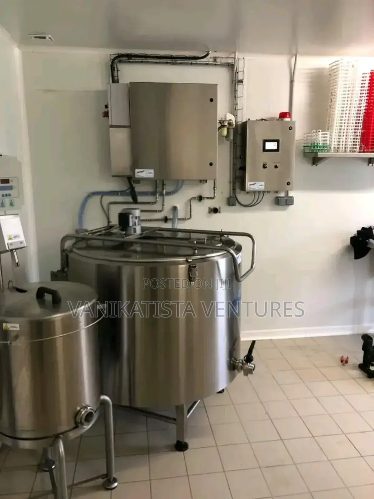 Professional Milk and Yoghurt Pasteurisation Machines, 500l Capacity