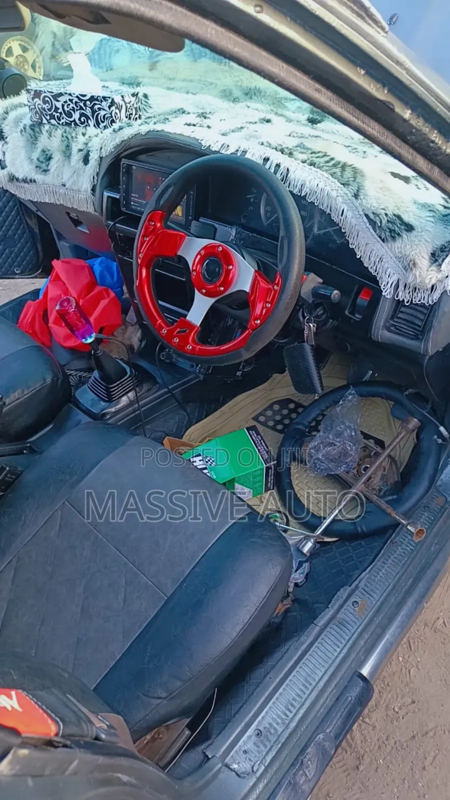 Sports Momo Steering Installed On Toyota Car