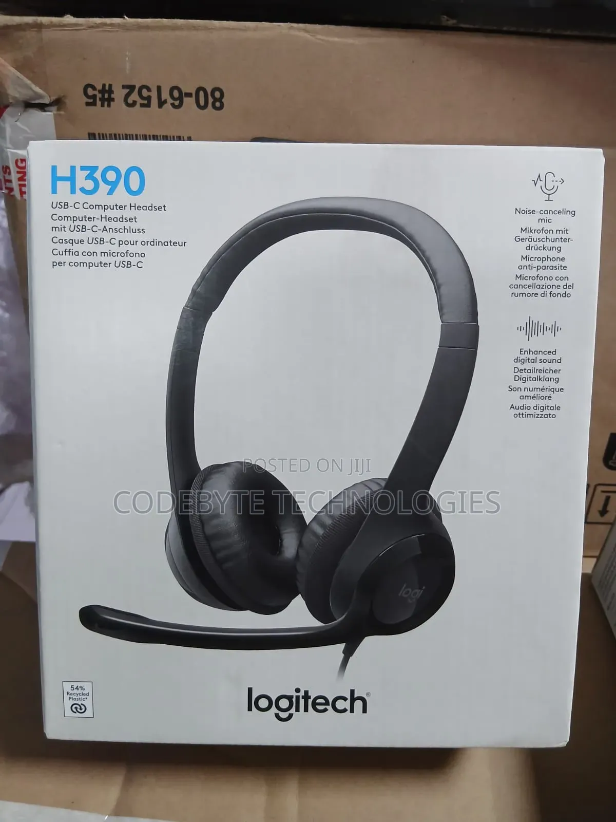 Logitech Type C Wired Headset H390