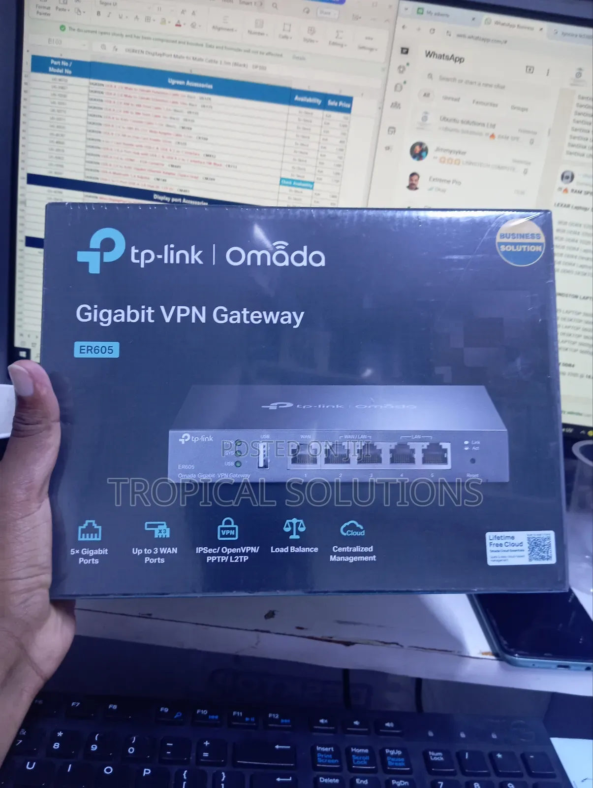 Tp-Link Er605 VPN Router With 5-Port