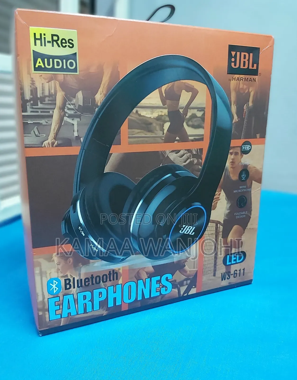 JBL Ws-611 Wireless Bluetooth Headphones.