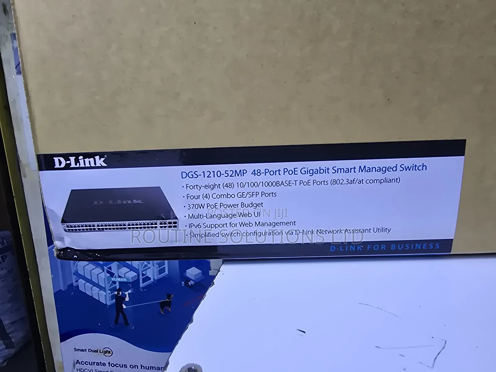 Dlink 48port Poe Gigabit Smart Managed Switch DGS-1210-52mp
