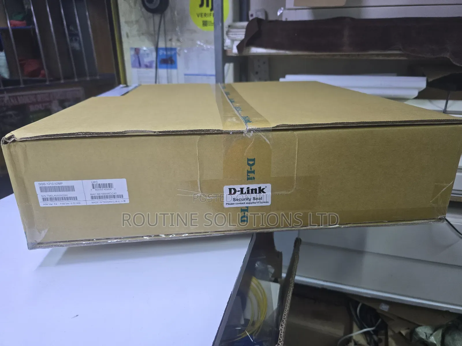 Dlink 48port Poe Gigabit Smart Managed Switch DGS-1210-52mp