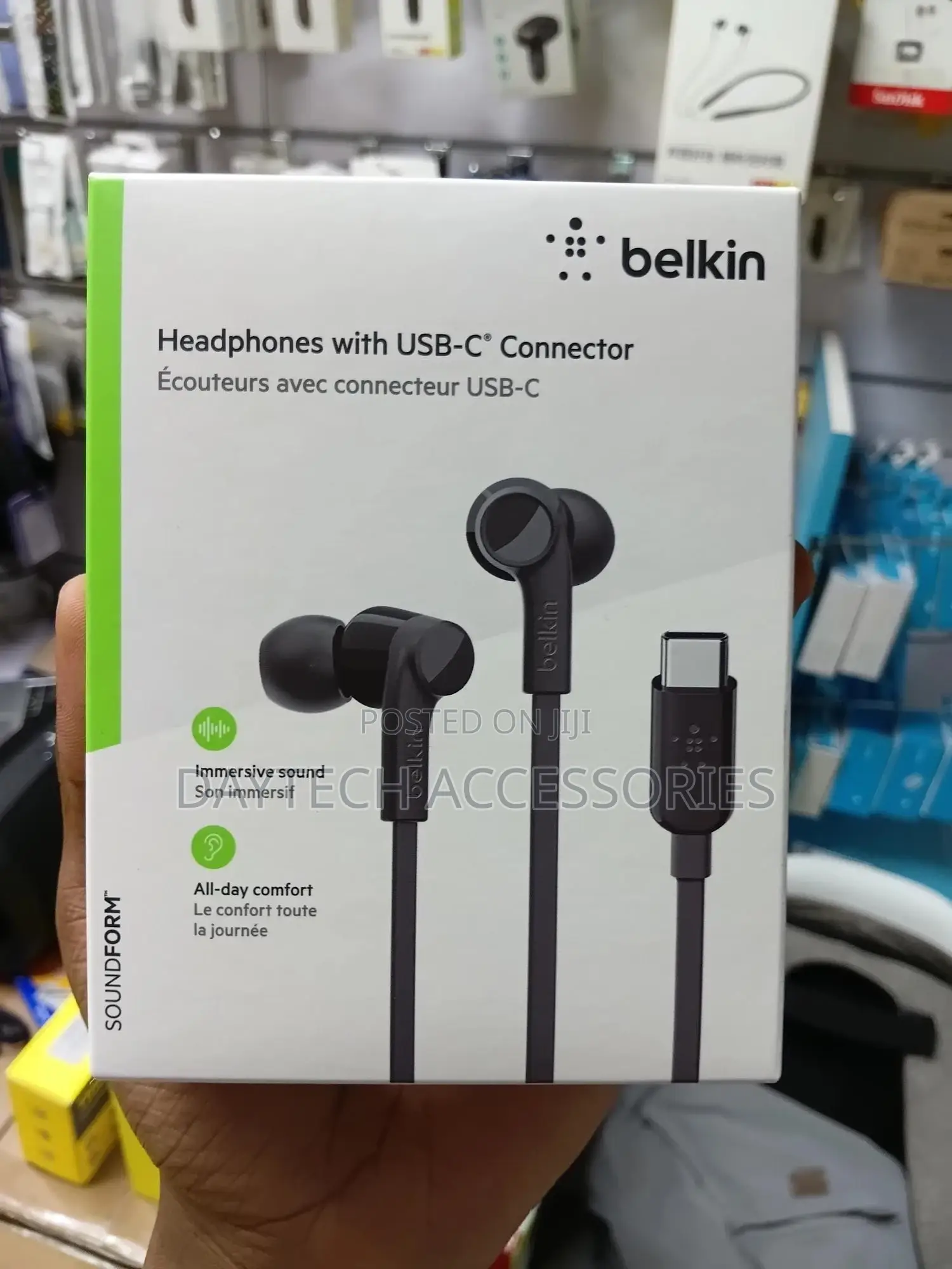 Belkin Soundform Headphones With Usb-C Connector (G3h0002btblk)– Black