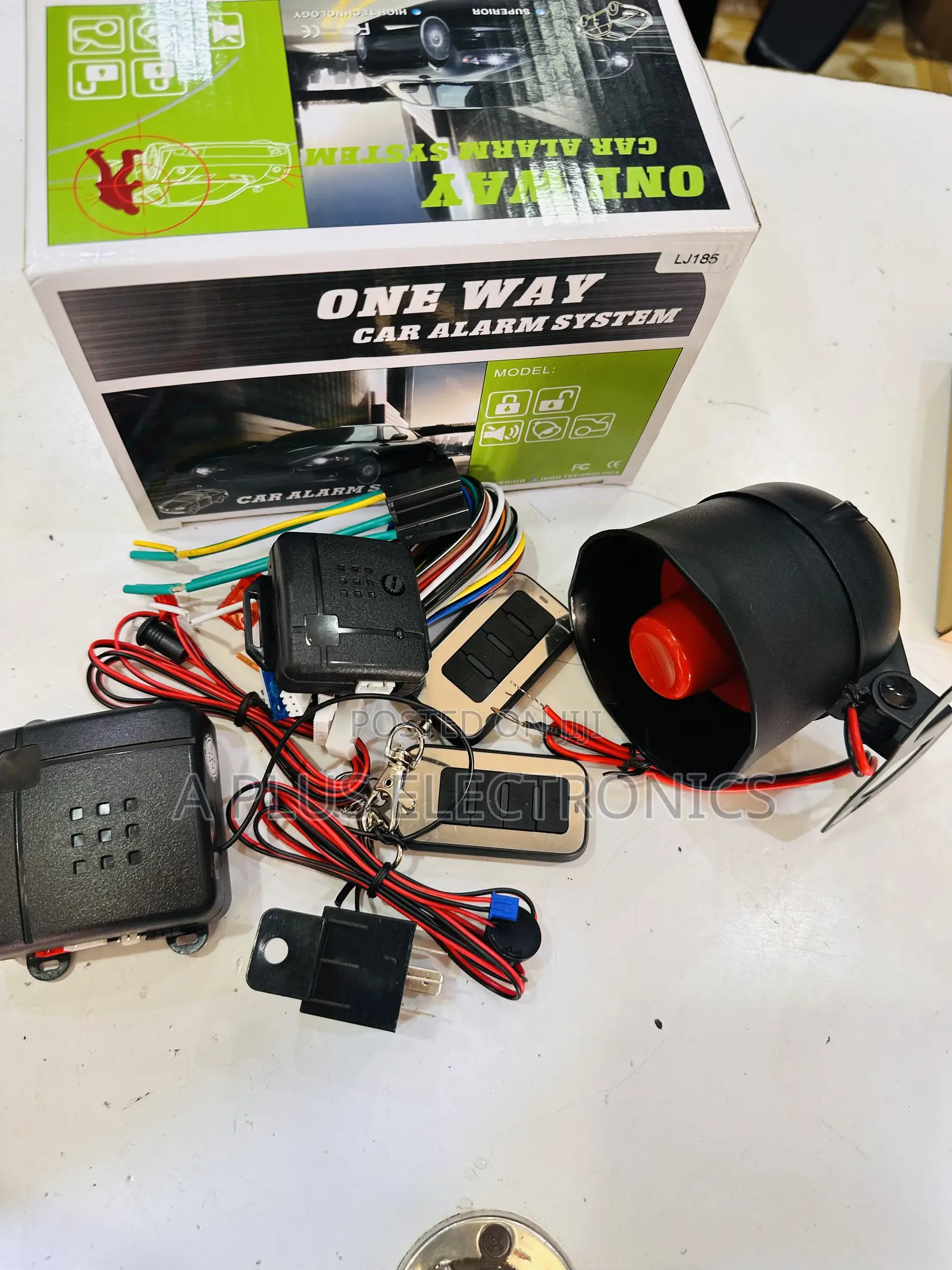 Car Alarm System-One Way | Reliable Vehicle Security