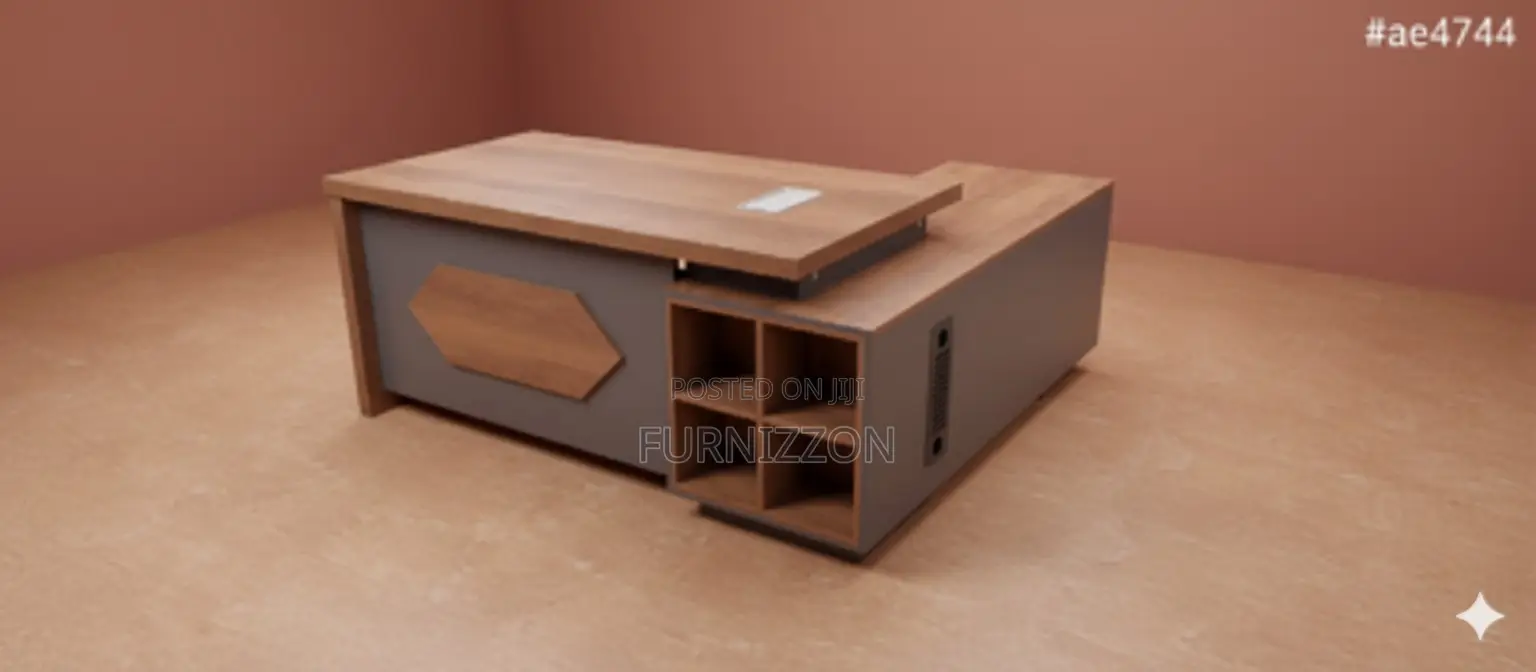 Modern 1.8m L-Shaped Office Table With Solid MDF Top