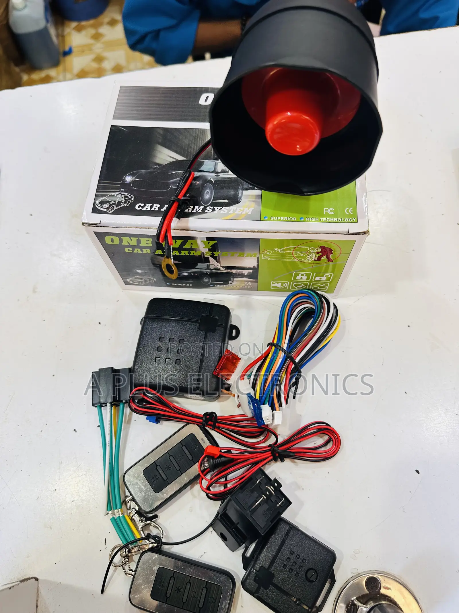 Car Alarm System-One Way | Motion Sensor Vehicle Alarm