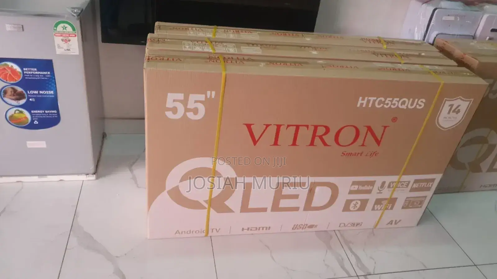 Vitron 55 Inches Qled Smart Android Tv