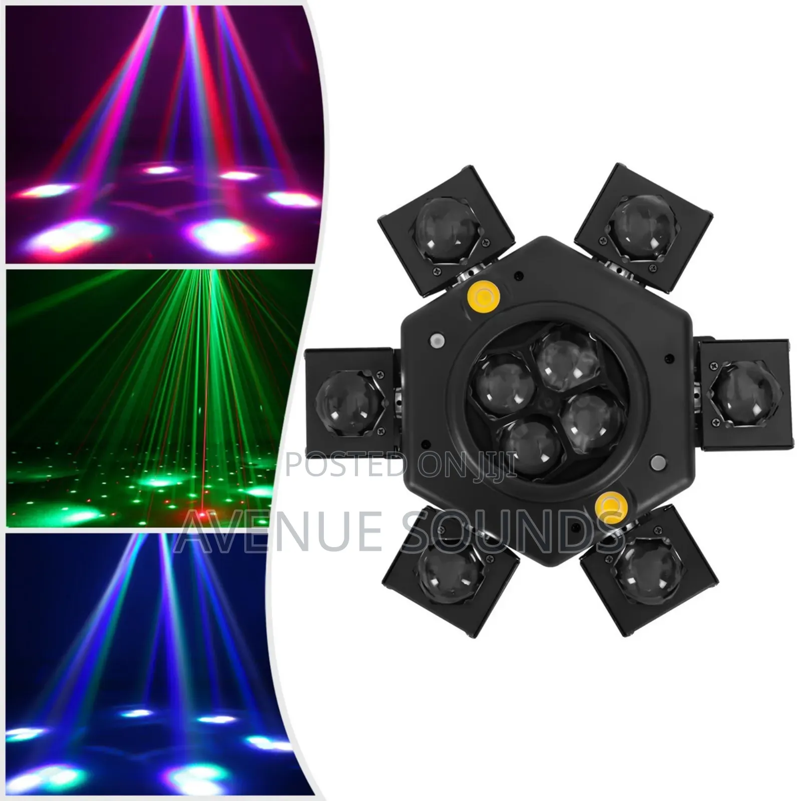 6 Arm Stage Moving Head Light With Laser