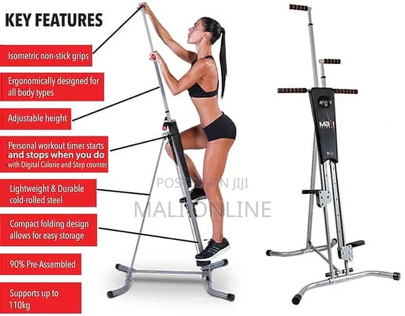 Maxiclimber Full Body Workout Machine Exercise Stepper