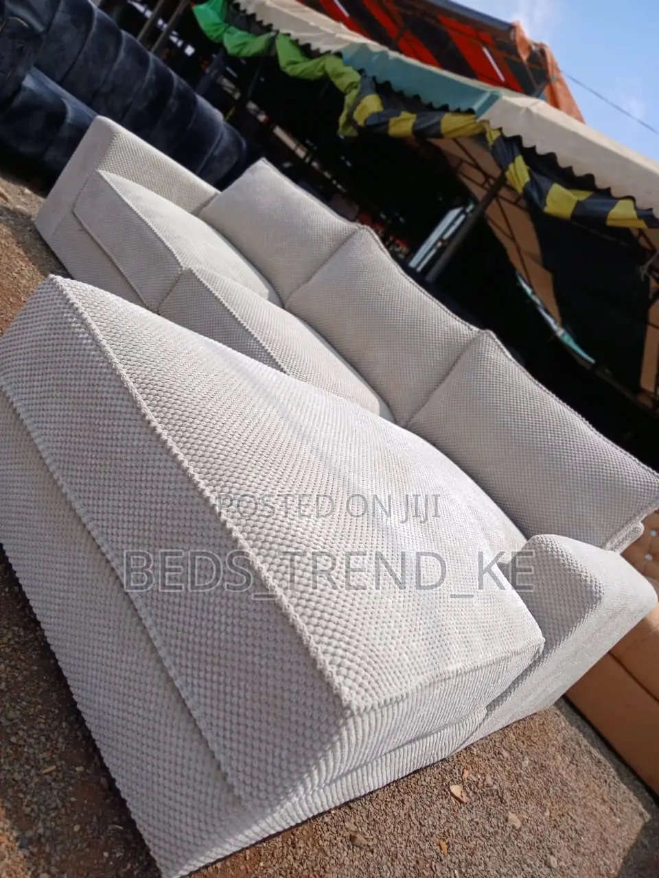 Bold Refined 6 Seater L Sofa Set