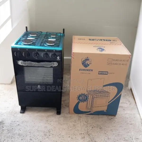 Ultra High Quality Free Standing 4 Burner Gas Cooker Oven 50x55x84cm