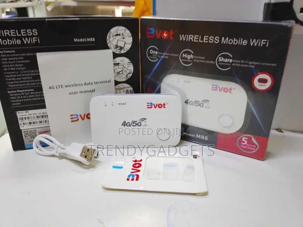 Bvot M88 4g/5g Portable Mobile Wifi Router With Battery