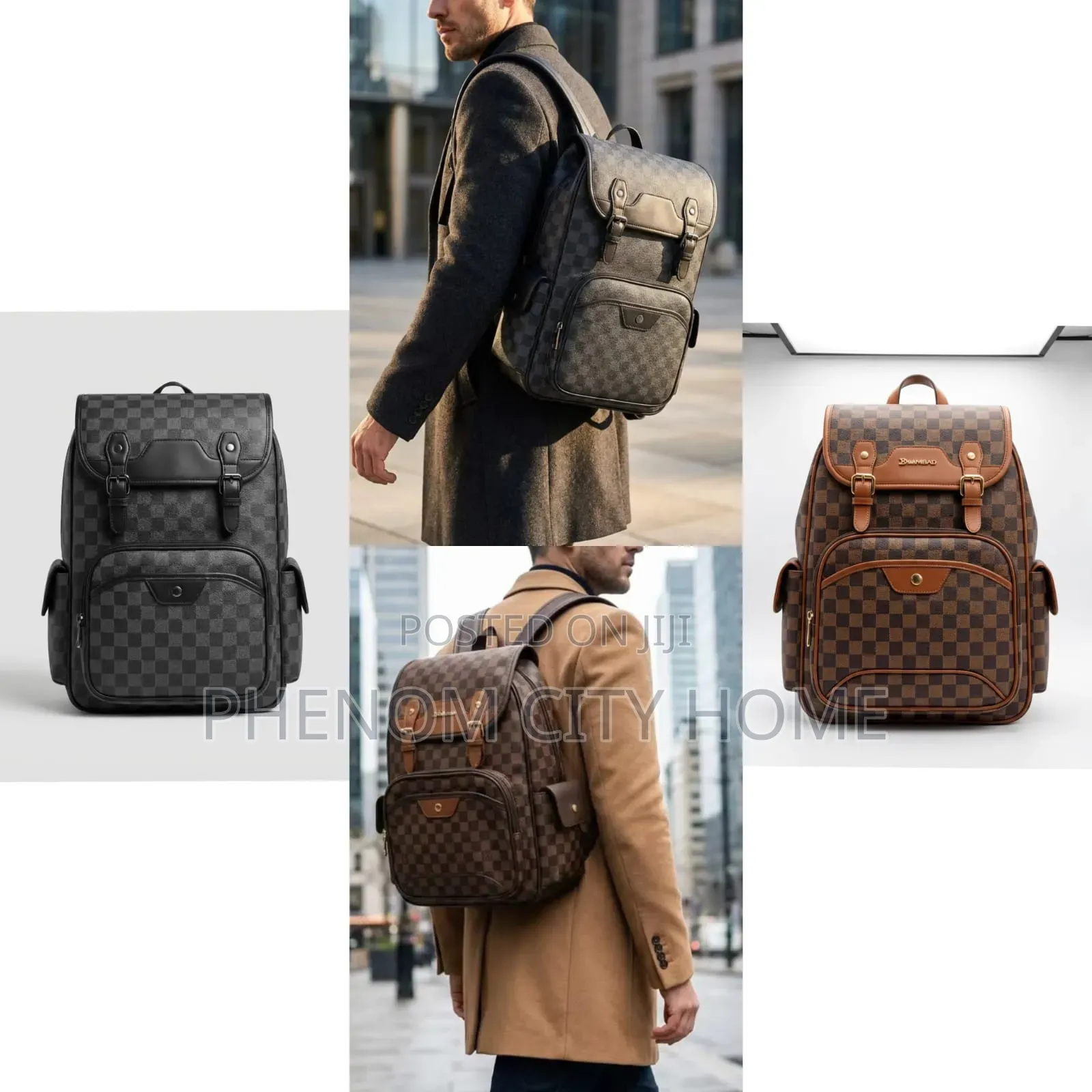 Checkerboard Backpack Available