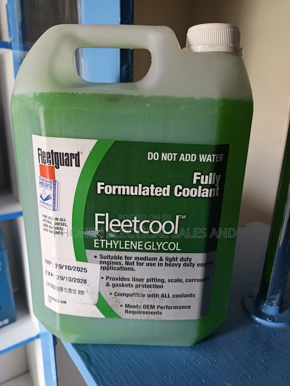 Coolant for Services