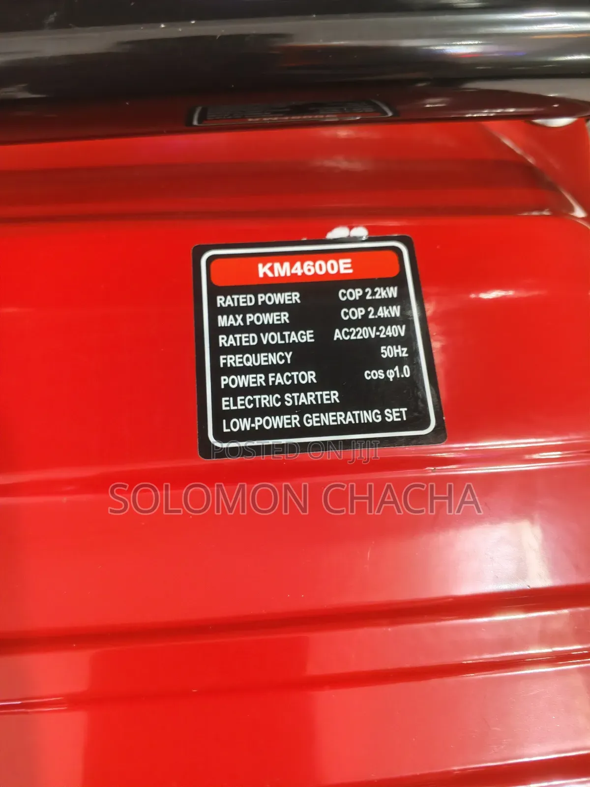 Kmax 2.2kw Gasoline Generator Single Phase