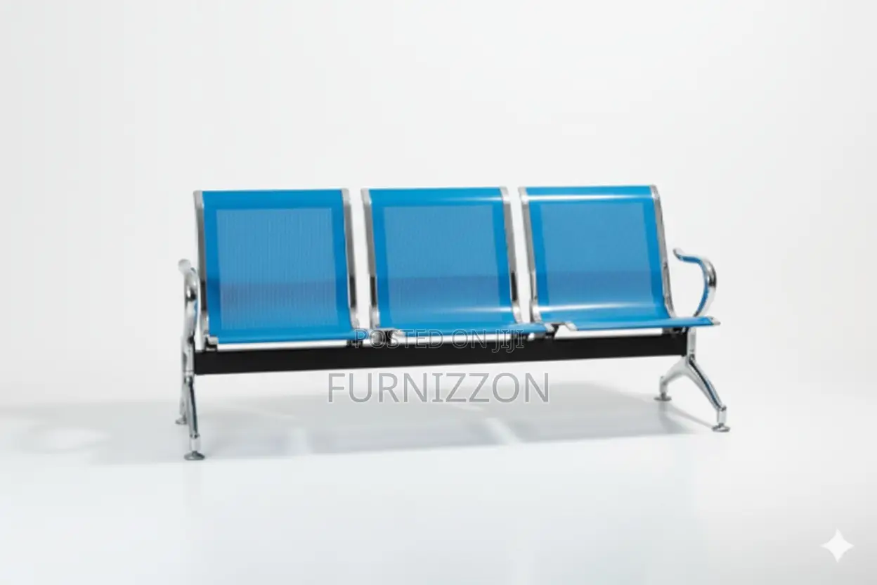 Newest 3- Seater Stainless Steel Waiting Bench