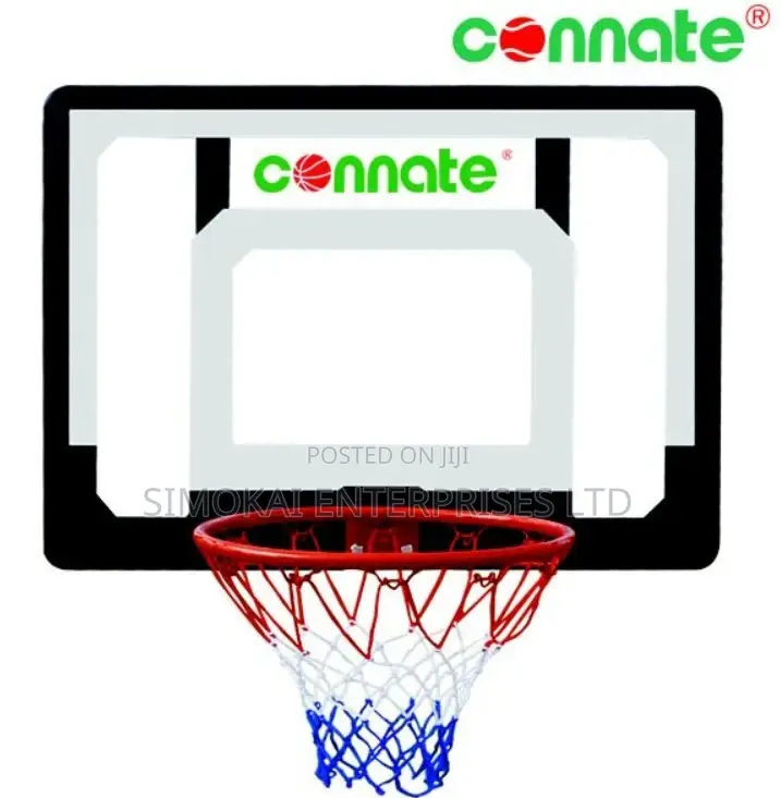 Connate Basketball Backboard + Rim + Net + Wall Mounted 32"
