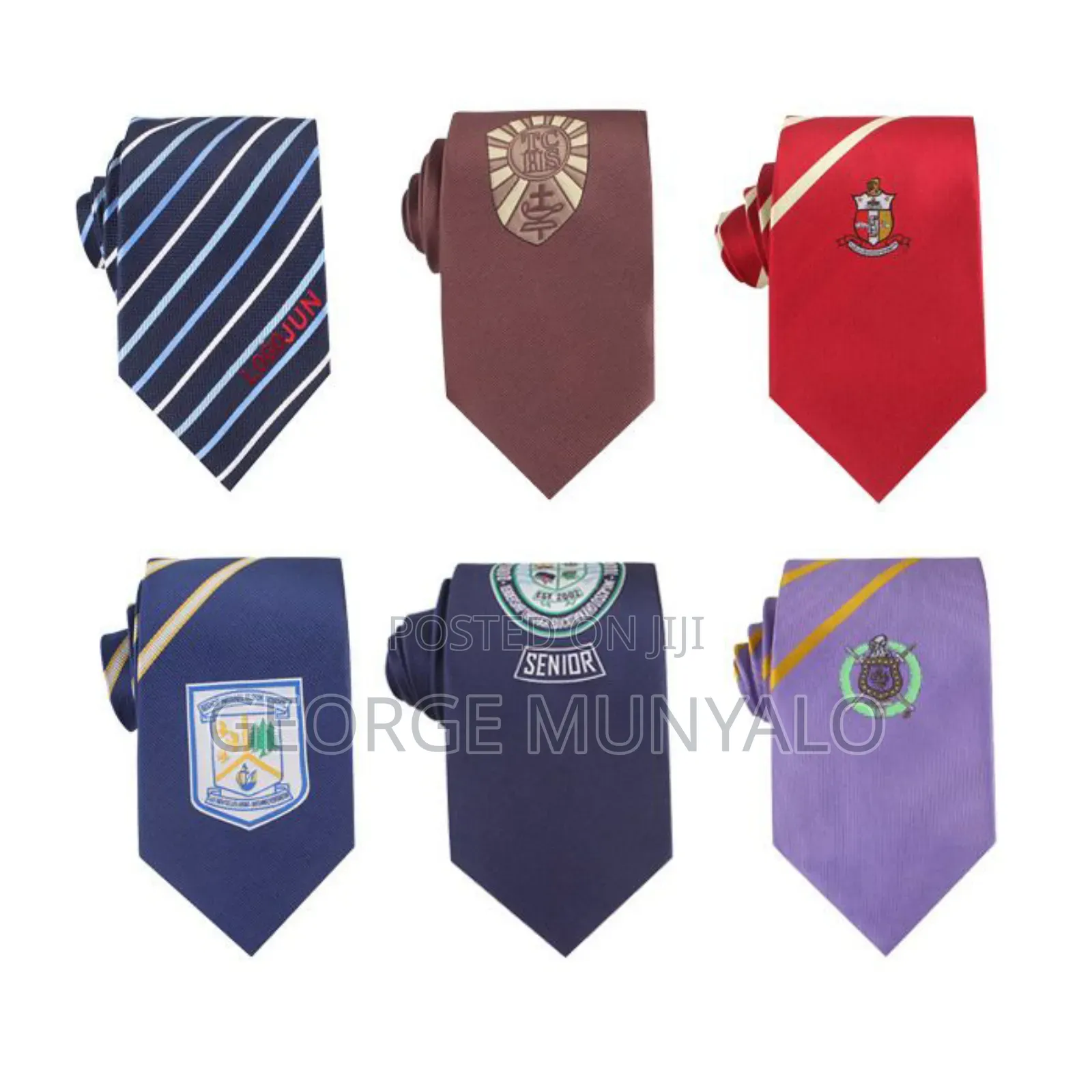 Plain School Tie