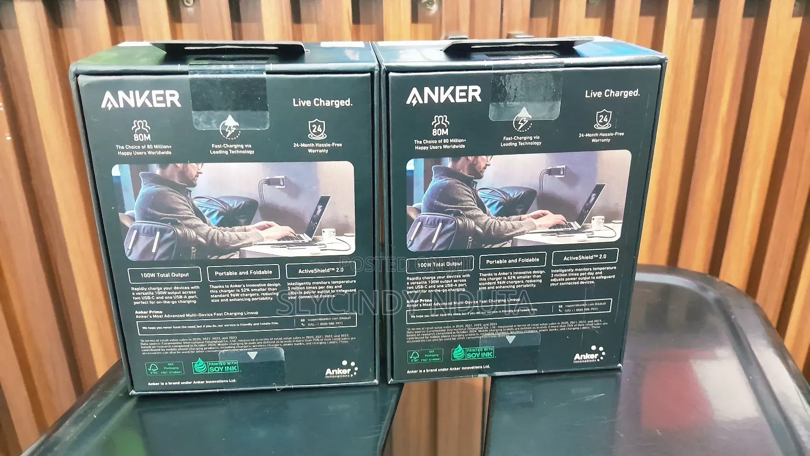 Anker Prime 100w 3-Port Foldable Gan Wall Charger